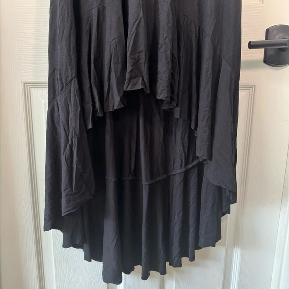 Swimsuits for all Black Dress Hi Low Ruffle Hem Midi Length Womens Size 14/16 - Picture 2 of 7